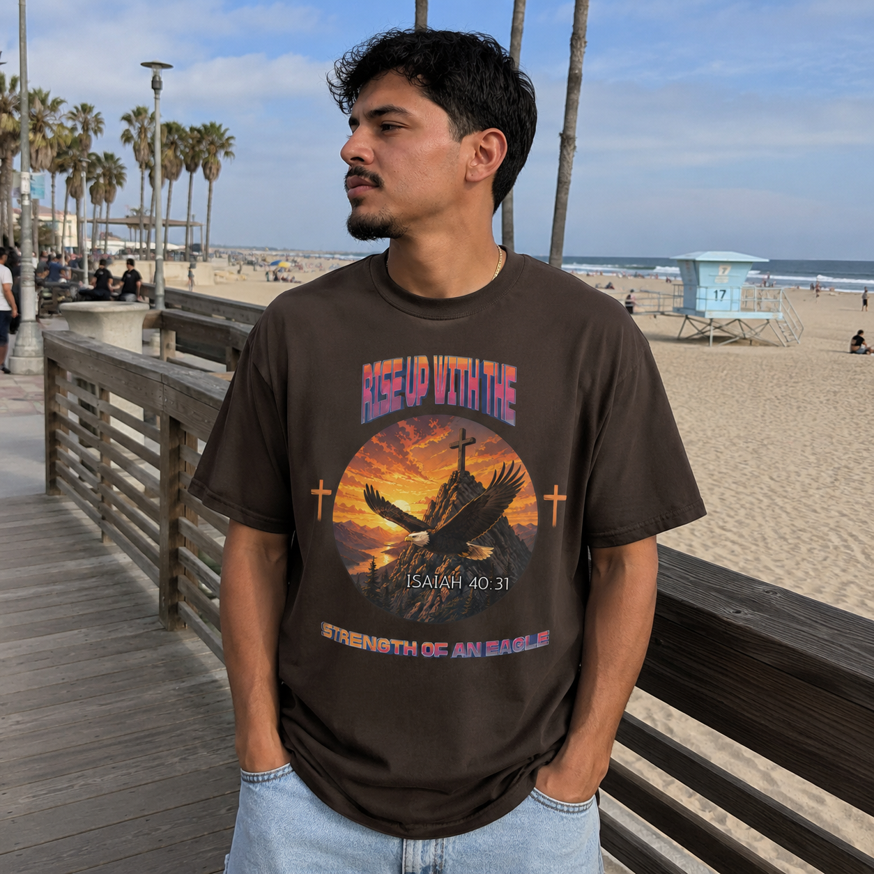 Rise Up With the Strength of an Eagle — Unisex Classic Tee
