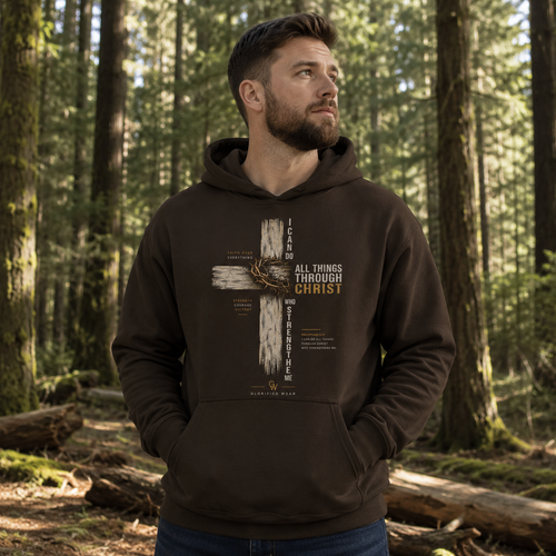 I Can Do All Things Through Christ - Men's Hoodie