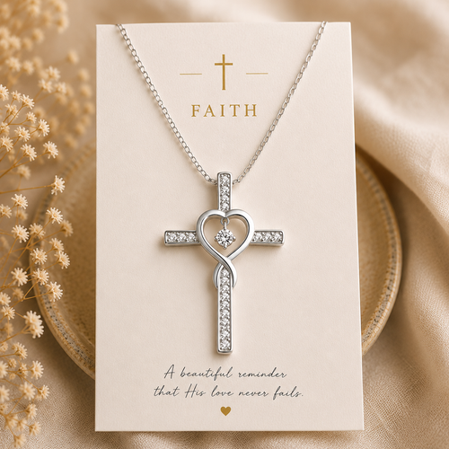 Eternal Love Cross Necklace