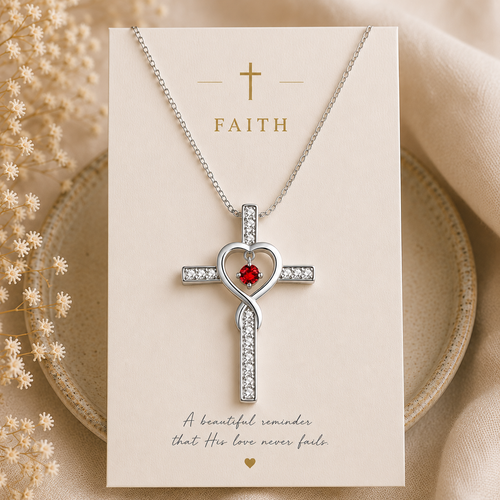 Eternal Love Cross Necklace