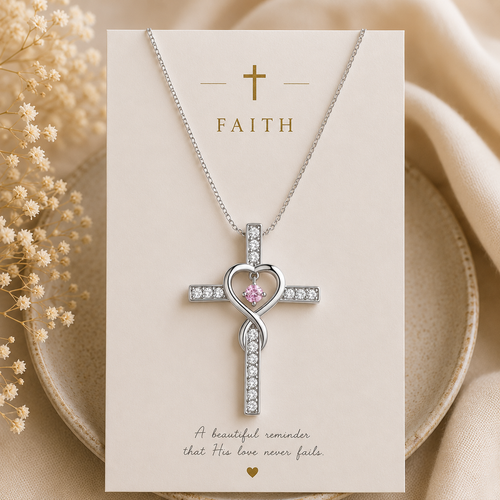 Eternal Love Cross Necklace