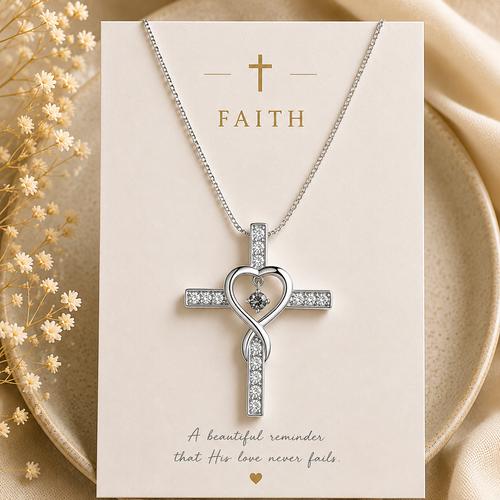 Eternal Love Cross Necklace