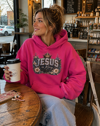 Jesus Is King - Women's Hoodie