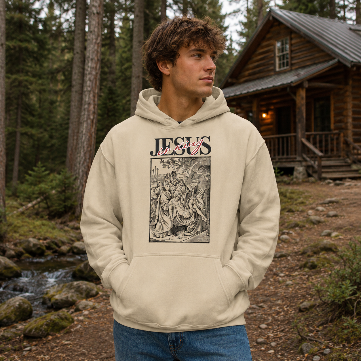 Jesus Is King - Unisex Premium Hoodie